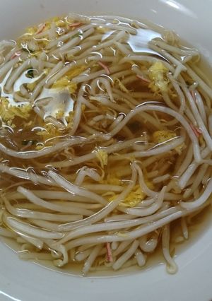 節約♬カップスープ♬モヤシラーメン？？-レシピのメイン写真