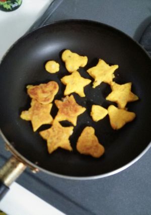 冷凍可☆手掴み、お弁当に☆かぼちゃおやき-レシピのメイン写真