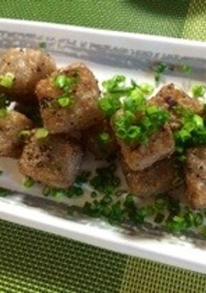 こんにゃくのガーリックバター焼き-レシピのメイン写真
