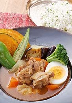 夏野菜のスープカレー-レシピのメイン写真