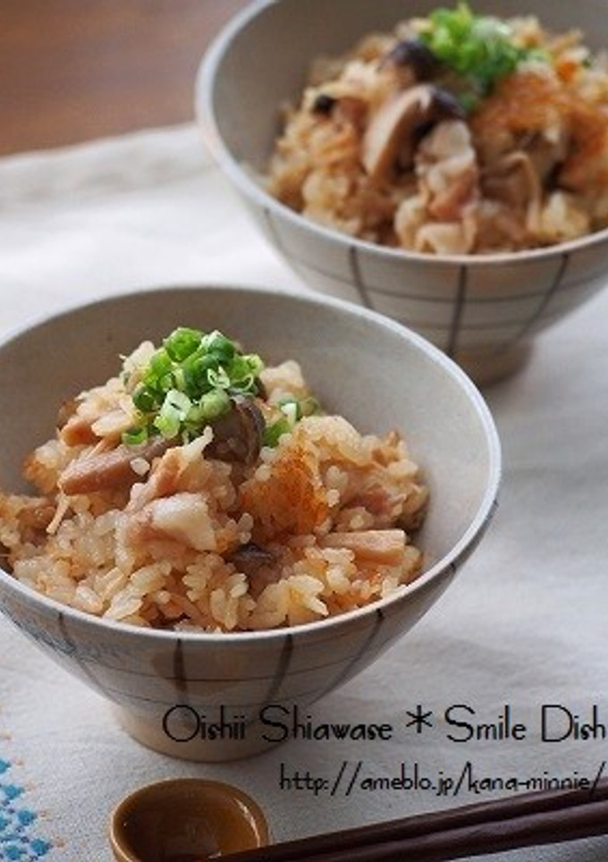 豚とたっぷりきのこの甘辛生姜炊き込みご飯-レシピのメイン写真