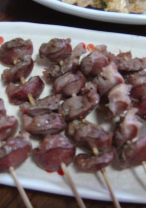 簡単！砂肝の焼き鳥-レシピのメイン写真
