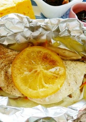 塩レモンでさわらのホイル焼き-レシピのメイン写真