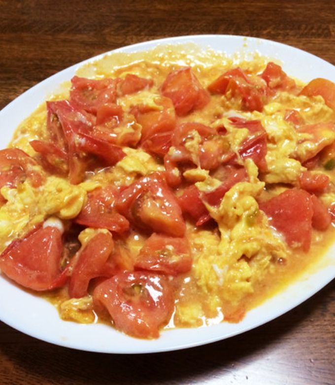 トマトと卵の中華炒め-レシピのメイン写真