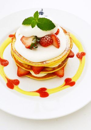 たっぷり苺のパンケーキ-レシピのメイン写真