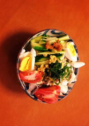 鶏ささみ素麺♡-レシピのメイン写真