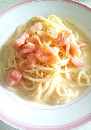 【覚書】カルボナーラっぽいパスタ-レシピのメイン写真
