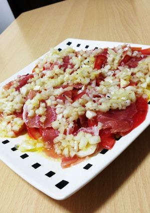 生ハムとトマトのカルパッチョ-レシピのメイン写真