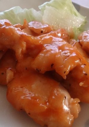 鶏むね肉のオーロラソース炒め-レシピのメイン写真