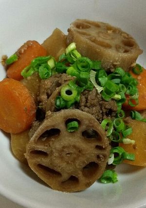 ﾌﾟﾙｺｷﾞﾋﾞｰﾌで♪ほっこり根菜煮-レシピのメイン写真