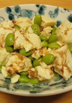 枝豆と豆腐の炒め物-レシピのメイン写真