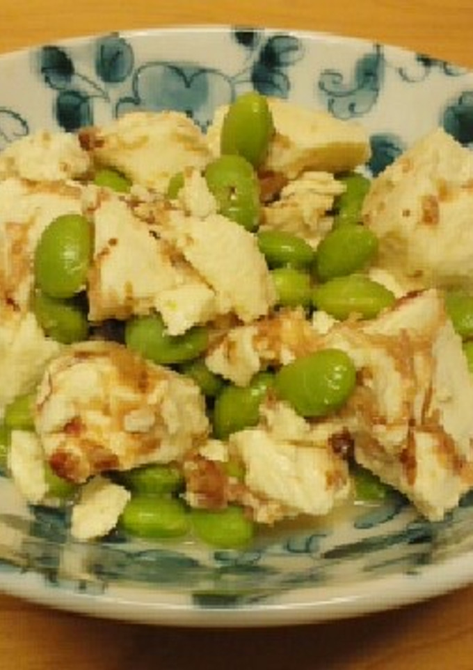 枝豆と豆腐の炒め物-レシピのメイン写真