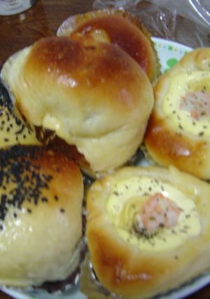 ＨＢで惣菜パン（グラタンパン・・）-レシピのメイン写真