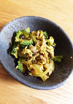 食欲そそる！ゴーヤのカレー味チャンプルー-レシピのメイン写真