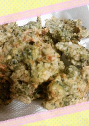 ゴーヤと豚バラのかき揚げ-レシピのメイン写真