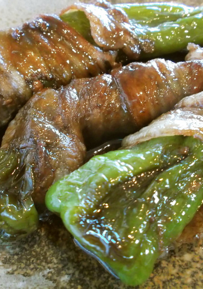 万願寺とうがらしの肉巻き♪-レシピのメイン写真
