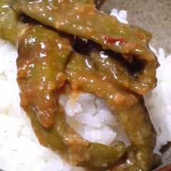 รูปของ ししとう（甘長とうがらし）の甘味噌炒め