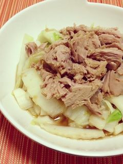 ホントに簡単‼白菜のツナかけ炒め-レシピのメイン写真