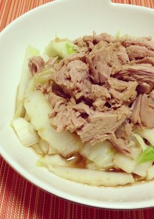 ホントに簡単‼白菜のツナかけ炒め-レシピのメイン写真