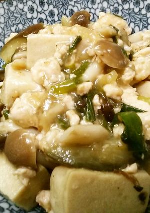茄子と高野豆腐の中華炒め-レシピのメイン写真