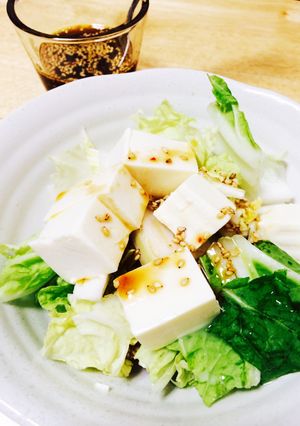 白菜と豆腐のチョレギサラダ♡野菜もりもり-レシピのメイン写真
