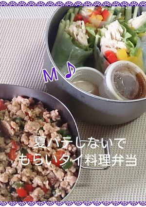 夏バテしないでもらいタイ料理弁当②＠宮田-レシピのメイン写真