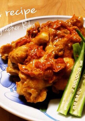 スパイシー☆チキンのトマトカレー煮♡-レシピのメイン写真