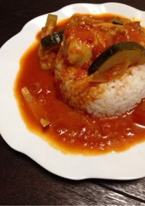 美味しい♫トマトズッキーニカレー-レシピのメイン写真