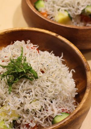夏野菜としらすのどんぶり-レシピのメイン写真