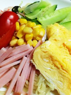 夏休み♪やっぱりうちは簡単な冷やし中華!-レシピのメイン写真