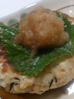 鶏ひき肉と豆腐のハンバーグ(和風ソース)-レシピのメイン写真