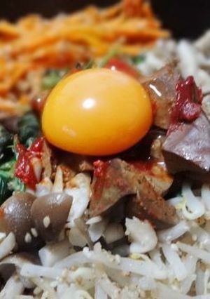 ストーブ鍋で石焼ビビンバ風~-レシピのメイン写真