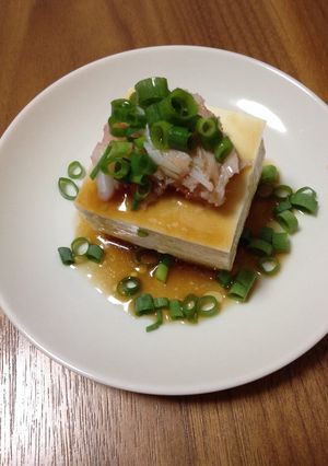 蟹と冷や奴-レシピのメイン写真