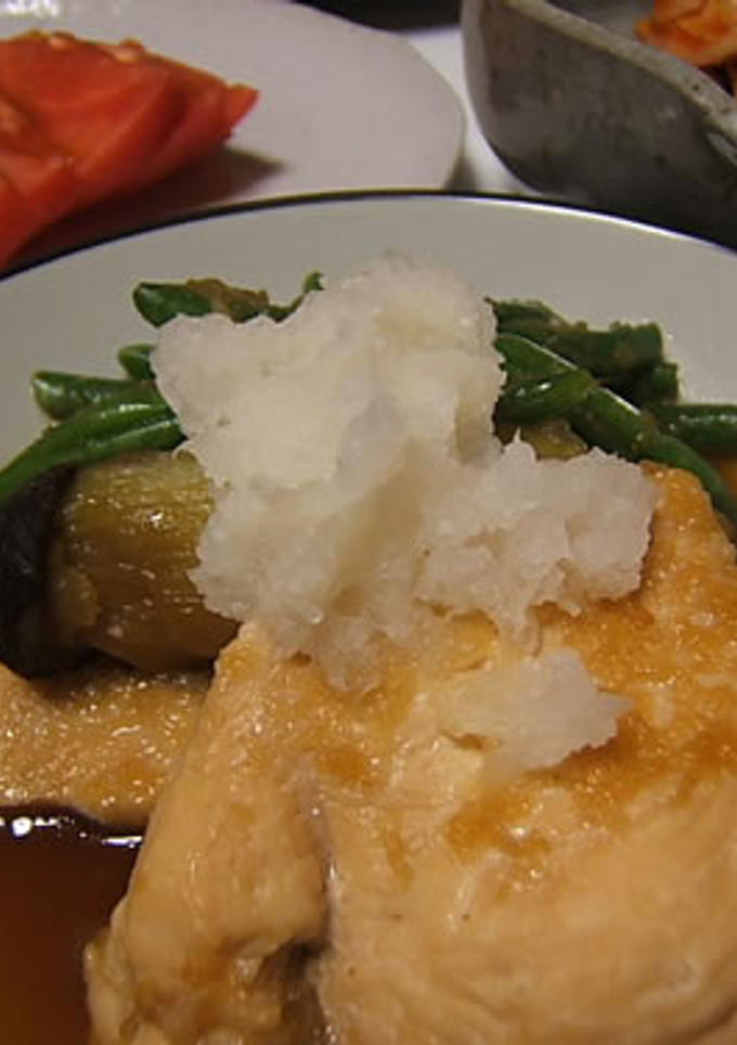 鶏胸肉と焼き茄子のみぞれ煮-レシピのメイン写真