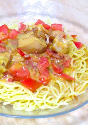 いなばのタイカレーとトマトの冷やし中華-レシピのメイン写真