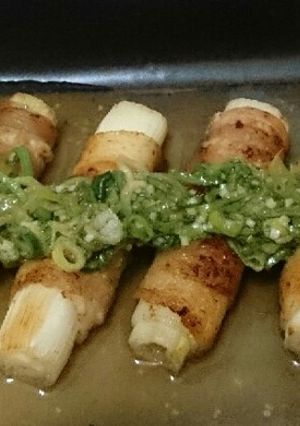 長ネギの豚巻き～にんにく塩だれ～-レシピのメイン写真