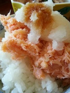 簡単鮭フレークと大根おろしご飯-レシピのメイン写真