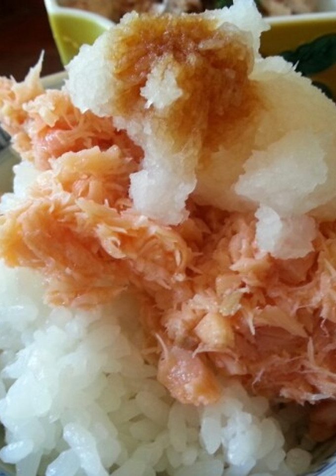 簡単鮭フレークと大根おろしご飯-レシピのメイン写真