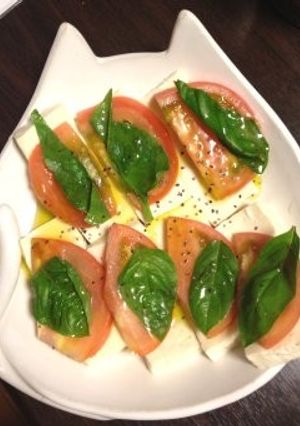 簡単＆ヘルシー♪お豆腐カプレーゼ-レシピのメイン写真