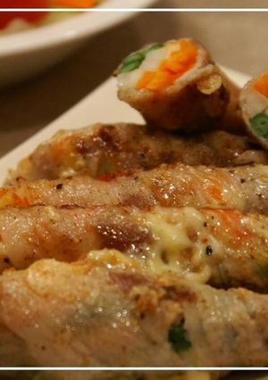チーズといんげんとにんじんぐるぐる肉巻き-レシピのメイン写真