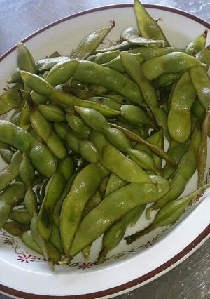 超簡単!6分蒸し焼き【やみつき枝豆】-レシピのメイン写真