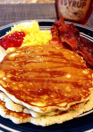 もちもちパンケーキ♡本場アメリカの味！-レシピのメイン写真