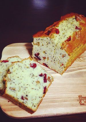 クランベリーと紅茶のパウンドケーキ-レシピのメイン写真