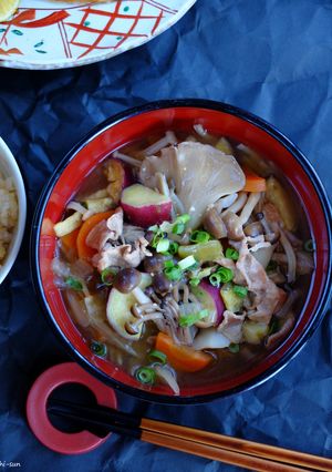 いっぺん食べてみ☆具を食べる減塩豚汁！-レシピのメイン写真