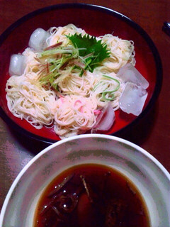 彩りアッサリ☆食べやすい素麺♪麺つゆ使用-レシピのメイン写真