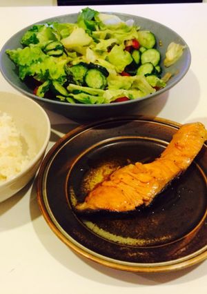 男の鮭バター焼き-レシピのメイン写真