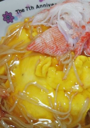 カニかまで天津飯（覚え書き）-レシピのメイン写真
