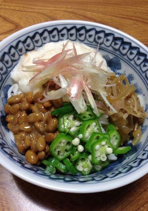 ネバネバたっぷりの蕎麦-レシピのメイン写真
