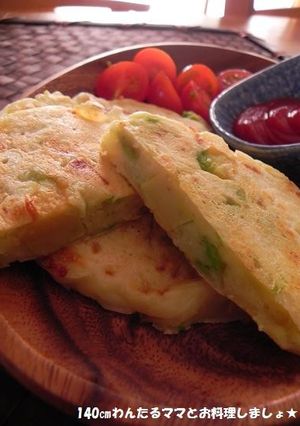 チーズとアボカドの簡単もちもちパンケーキ-レシピのメイン写真