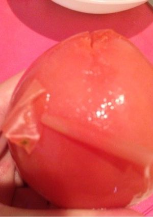 簡単なトマトの湯むき法！離乳食にも！-レシピのメイン写真